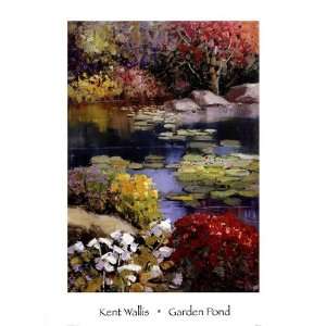  Garden Pond by Kent Wallis 20x27
