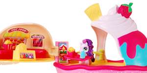 My Little Pony Ponyville Deluxe Playset: Toys & Games