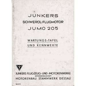   Aircraft Engine Maintenance Manual   Wartungs: Junkers Jumo 205: Books