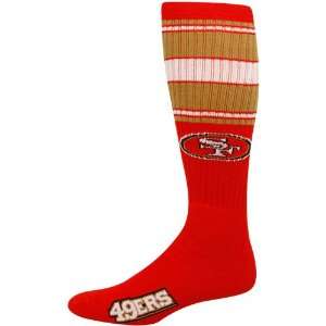    San Francisco 49ers Scarlet Super Tube Socks: Sports & Outdoors