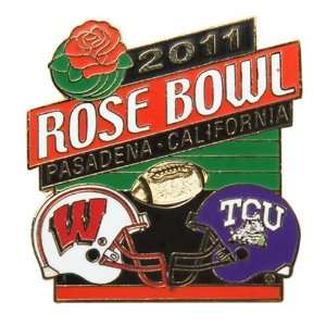   Frogs vs. Wisconsin Badgers Dueling 2011 Rose Bowl Collectible Pin