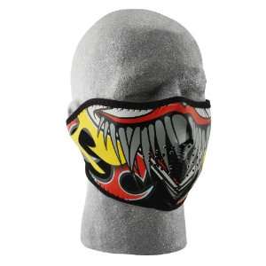   : ZANheadgear Neoprene Lethal Threat Clown Half Face Mask: Automotive