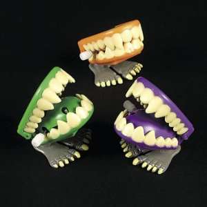 Monster Wind Up Chomping Teeth   Novelty Toys & Spin Tops & Wind Ups 