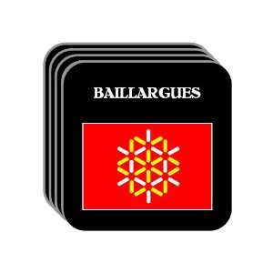 Languedoc Roussillon   BAILLARGUES Set of 4 Mini Mousepad Coasters