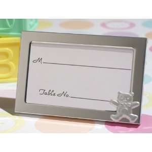  Cute And Cuddly Teddy Bear Baby Shower Place Card Frame 