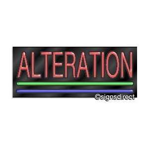  Alteration Neon Sign 13 x 32