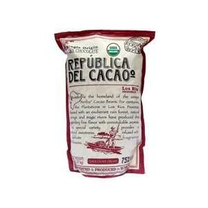 Republica del Cacoa Los Rios 75% Organic Chocolate Drops (4x5lb 