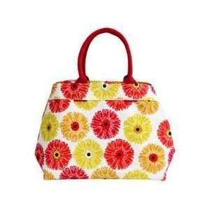  Rock Flower Paper City Tote Gerber Daisy Red: Beauty