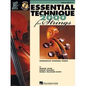   Technique 2000 for Strings Cello Book 3 Book/CD Musical Instruments