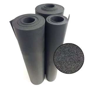   Flooring   1/4 x 4ft rolls   Black Rubber Mats: Sports & Outdoors