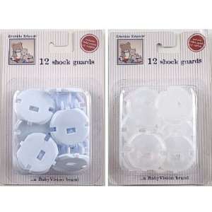  12 Pack Shock Guards, Clear Plastic: Baby