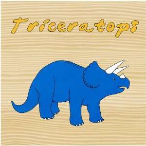  Dinosaur Triceratops Canvas Reproduction