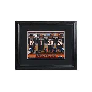   Personalized NFL Locker Room Print with Matted Frame: Everything Else