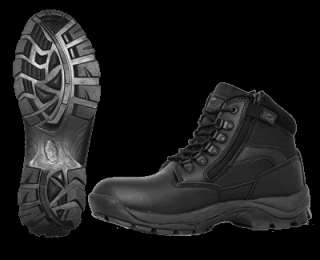 Ridge Blackhawk Mens Work / Duty Boots with Zipper   4 Styles  Black 