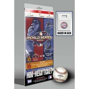  2002 World Series Mini Mega Tickets   Los Angeles Angels of Anaheim 