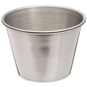 Crestware SC2 2 1/2 oz Stainless Steel Sauce Cup (Case of 12):  