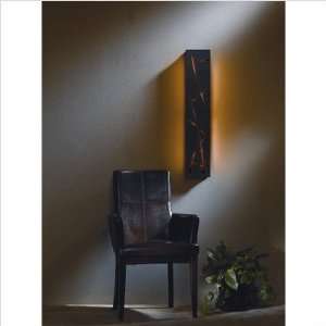  7.1 ADA Two Light Wall Sconce Finish Black, Shade Color 