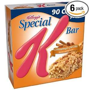 Special K Bars, Cinnamon Pecan, 6 Count Bars (Pack of 6)  