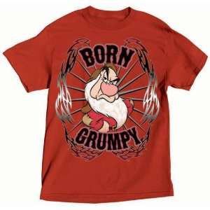  Disney Born Grumpy Adult Tshirt 