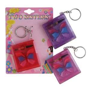  Butterfly Lip Gloss Key Chain Set Case Pack 72 Beauty