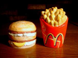 Treasure Craft Big Mac & Fries Salt & Pepper w/Box  
