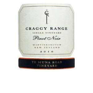  2010 Craggy Range Pinot Noir Martinborough Te Muna Road 