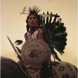  James Bama   Young Plains Indian Canvas: Home & Kitchen