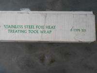   Type 321 20 x 50 Stainless Steel Foil Heat Treating Tool Wrap  