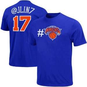   York Knicks #17 Youth Twitter T Shirt   Royal Blue