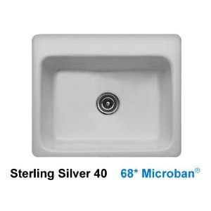   Foster Single Bowl Self Rim Kitchen Sink with Center Drain and Home