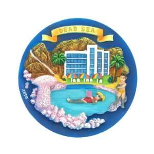  10cm Decorative Plate with Embossed Dead Sea Everything 