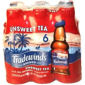 Tradewinds Unsweet Tea 16oz 6pack  Grocery & Gourmet Food
