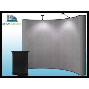   Trade Show Booth Exhibit   Includes Aspen Podium Counter and LED