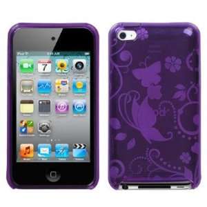  Apple iPod Touch 4 4G Purple Secret Garden Candy Skin Case 