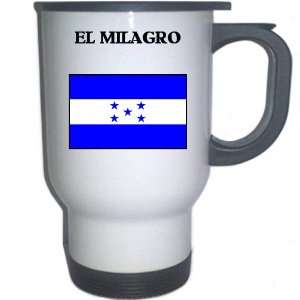 Honduras   EL MILAGRO White Stainless Steel Mug 