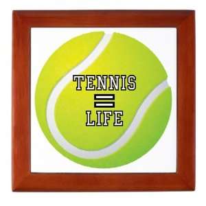  Keepsake Box Mahogany Tennis Equals Life: Everything Else