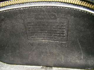 CLASSIC! Black COACH Trail Bag Leather Shoulder Purse Handbag  