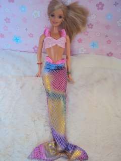   SHINY Gown Bra Set Mermaid Dress clothes Outfit For Barbie Doll  