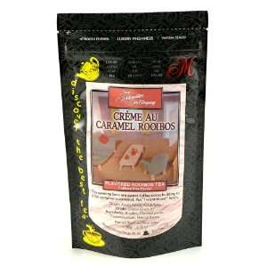 Creme au Caramel Premium Loose Leaf Rooibos African Red Tea, 3.52 oz 