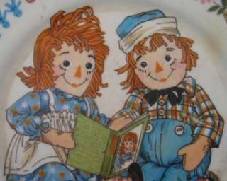 Adorable Vintage 1969 RAGGEDY ANN & ANDY PLASTIC CHILDS CHILDRENS 