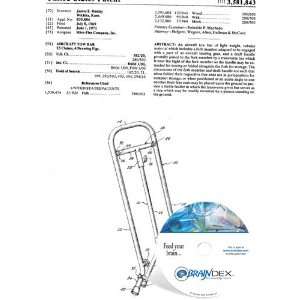  NEW Patent CD for AIRCRAFT TOW BAR 