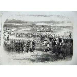  1855 Review French Troops Constantinople Sultan War