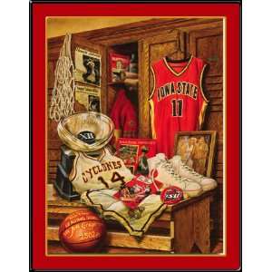  Iowa State Cyclone Legacy Basketball Print Sports 