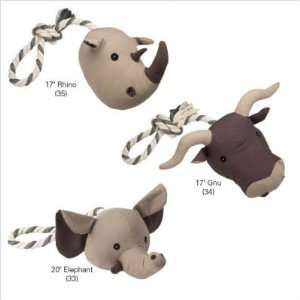  Grriggles Rugged Tug Elephant Dog Toy