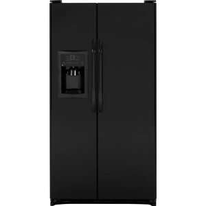 GE Black Side by Side Freestanding Refrigerator GSH25JGDBB:  