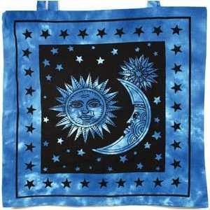  Sun and Stars Majestic Blue Tote Bag 