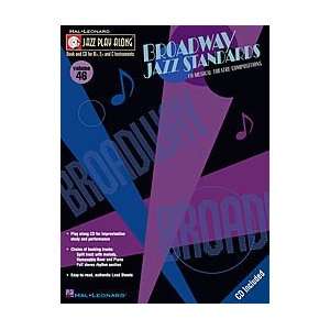 Leonard Broadway Jazz Standards Jazz Play Along Series Volume 46 Book 