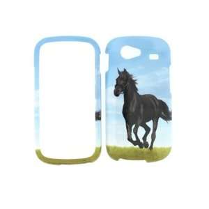  Google Nexus S 4G 4 G Blue Sky with Black Stallion Horse Animal 