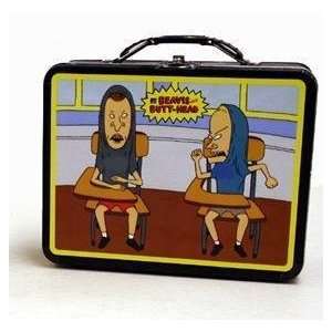  Beavis and Butt Head Classroom Embossed Metal Lunch Box 