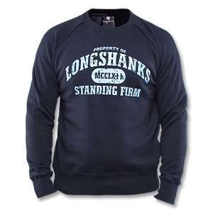   of Longshanks Crew Neck Jumper   Navy/Blue Logo: Sports & Outdoors